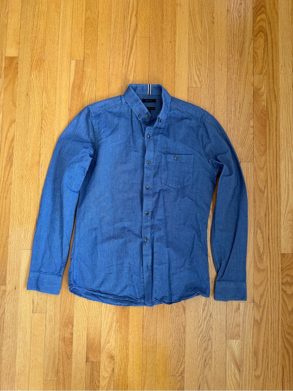RW&CO Blue Slim Fit Button-Down Shirt Size S 3 for $30
